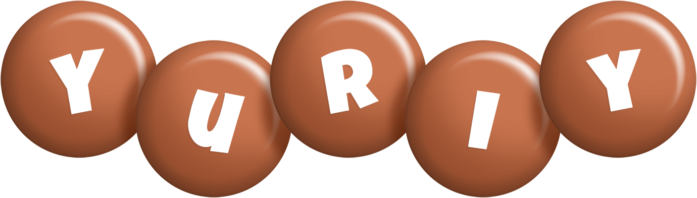 Yuriy candy-brown logo