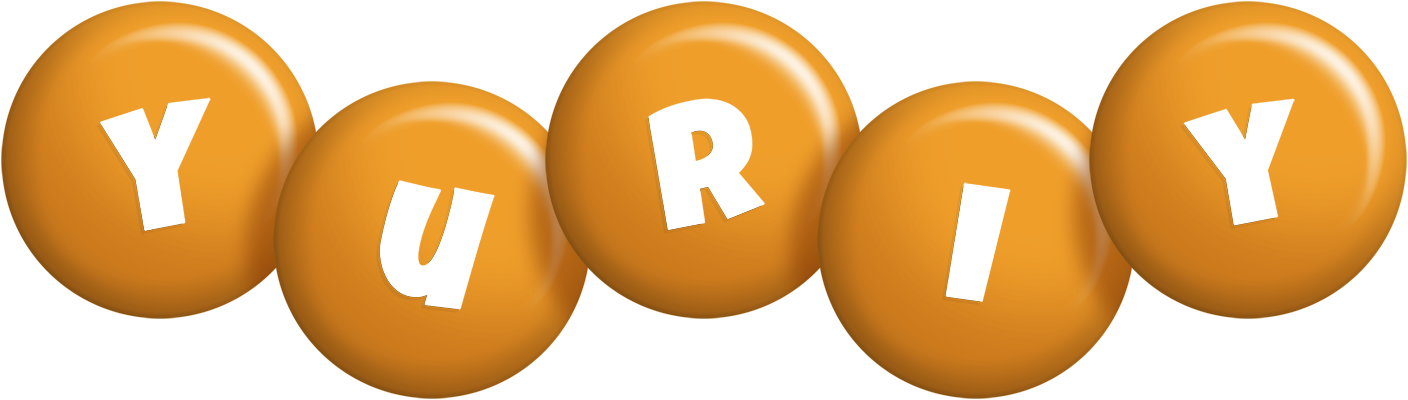 Yuriy candy-orange logo