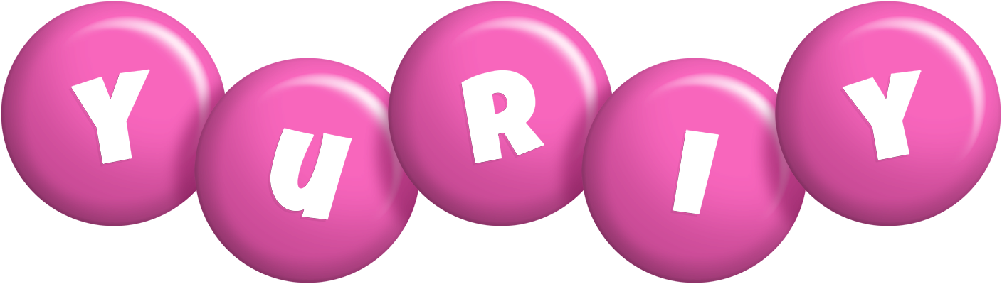 Yuriy candy-pink logo