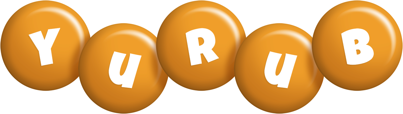 Yurub candy-orange logo