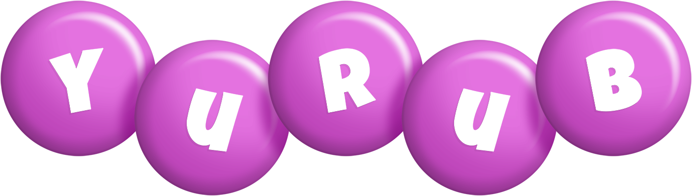 Yurub candy-purple logo