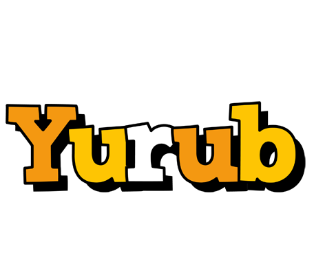 Yurub cartoon logo