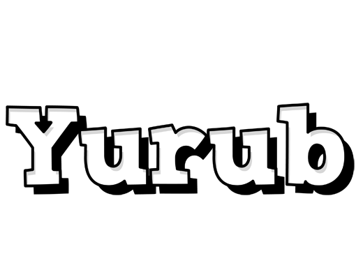 Yurub snowing logo