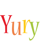 Yury birthday logo