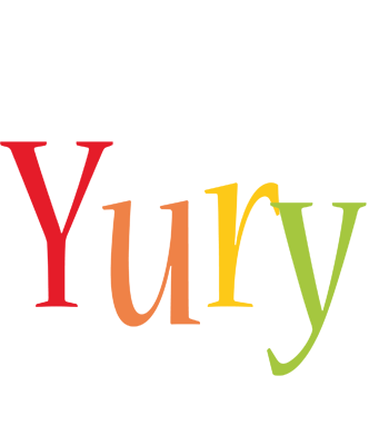 Yury birthday logo