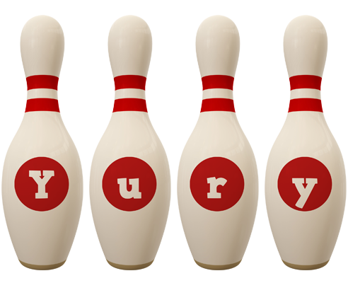 Yury bowling-pin logo