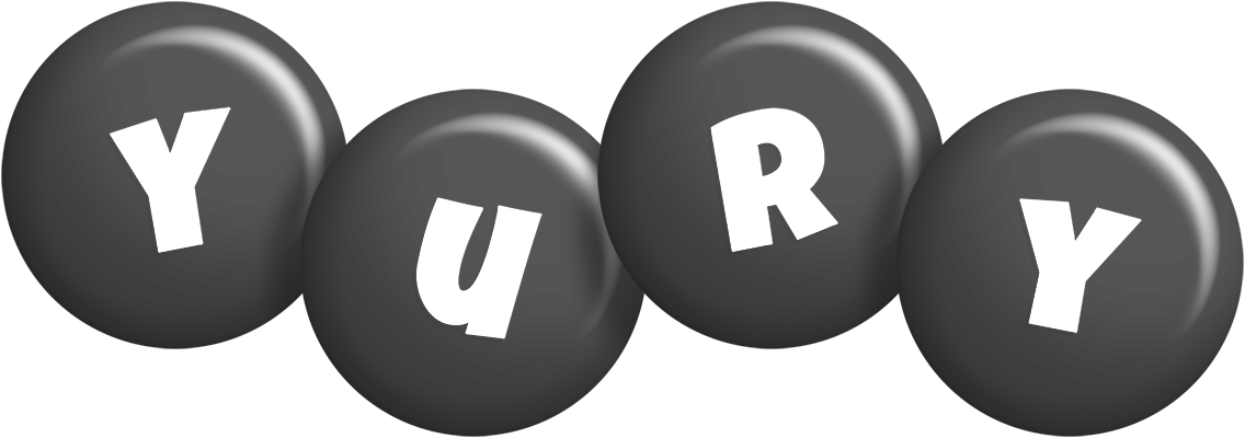 Yury candy-black logo
