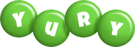 Yury candy-green logo