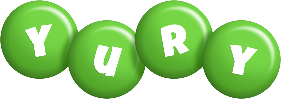 Yury candy-green logo