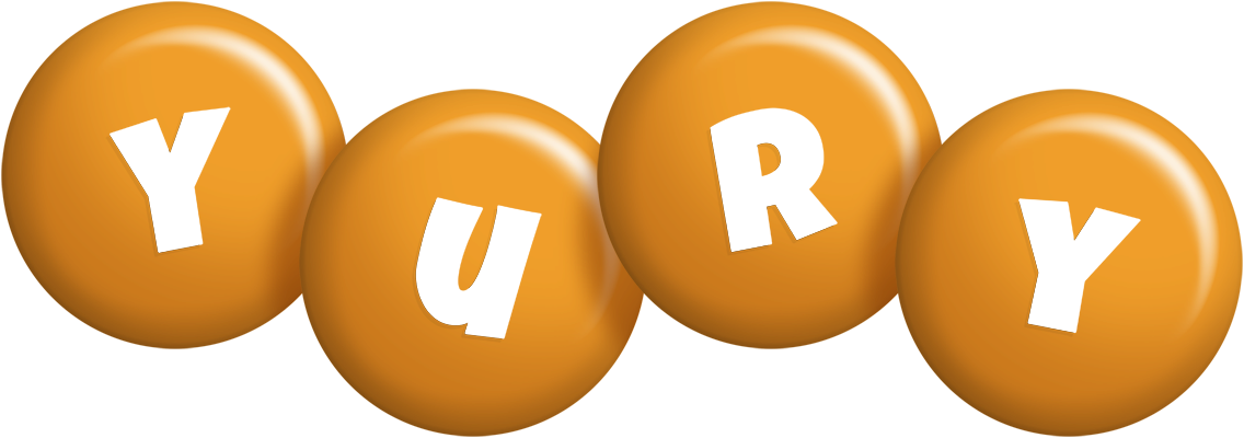 Yury candy-orange logo
