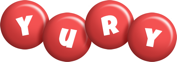 Yury candy-red logo