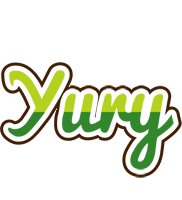 Yury golfing logo