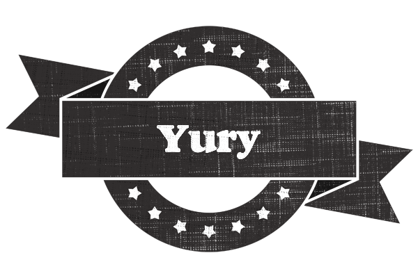 Yury grunge logo