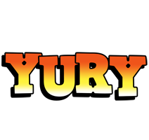 Yury sunset logo