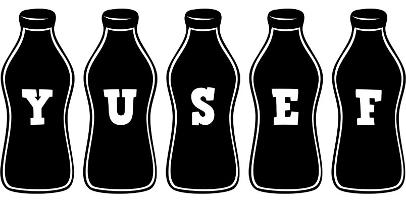 Yusef bottle logo