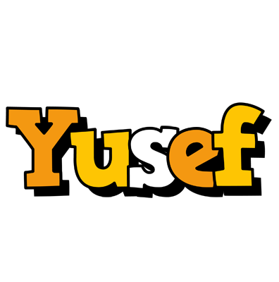 Yusef cartoon logo
