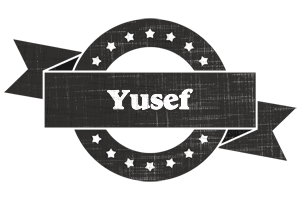 Yusef grunge logo