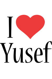 Yusef i-love logo