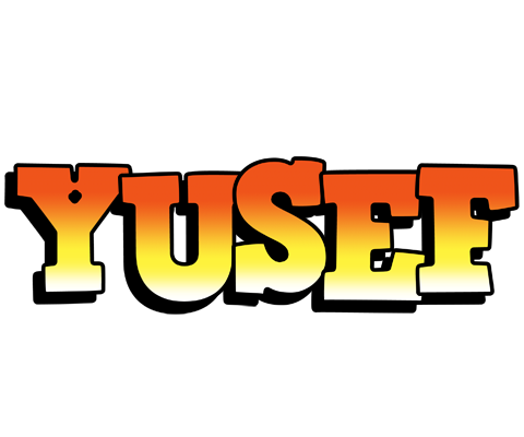 Yusef sunset logo