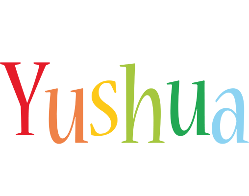 Yushua birthday logo