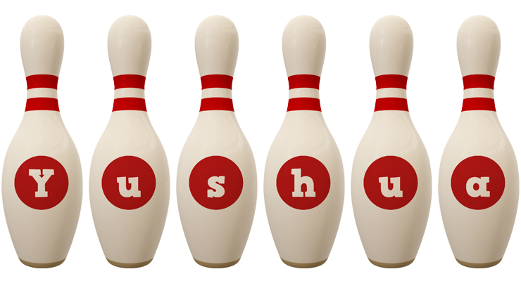 Yushua bowling-pin logo