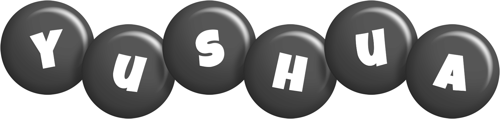 Yushua candy-black logo