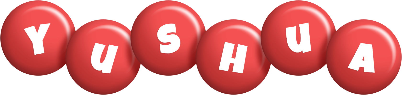 Yushua candy-red logo