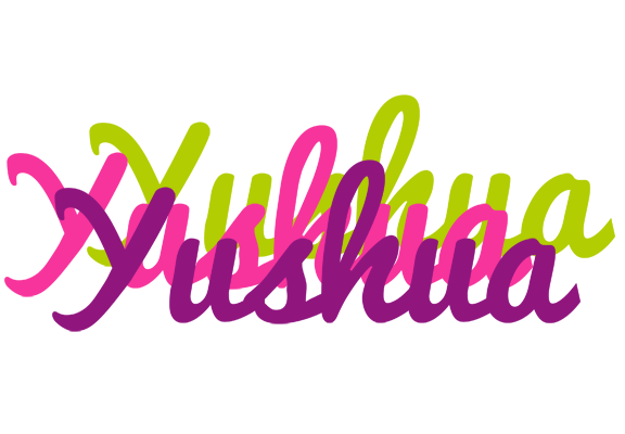 Yushua flowers logo