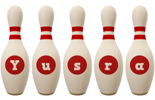 Yusra bowling-pin logo