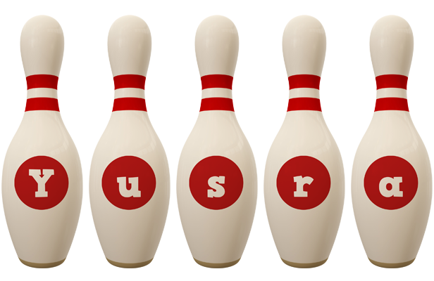 Yusra bowling-pin logo