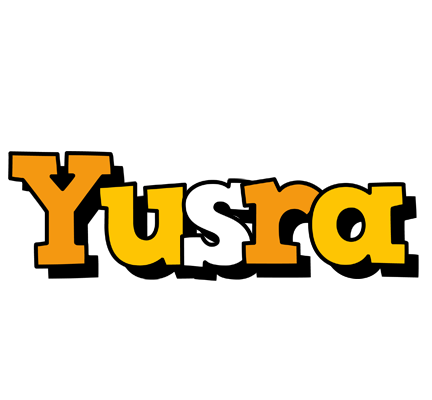 Yusra cartoon logo