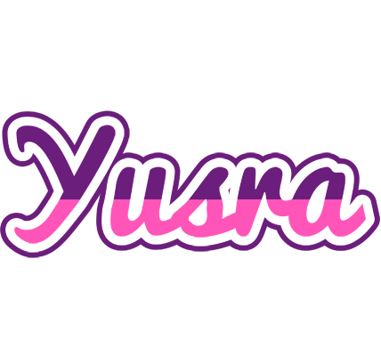 Yusra cheerful logo