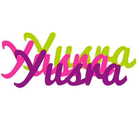 Yusra flowers logo