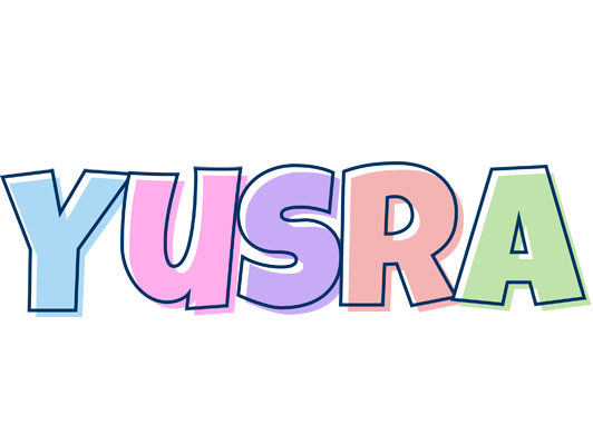 Yusra pastel logo