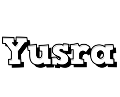 Yusra snowing logo