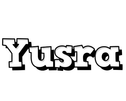 Yusra snowing logo