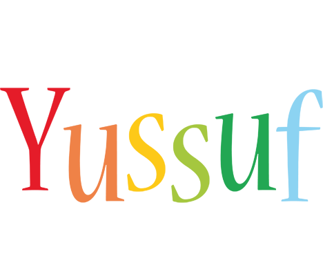 Yussuf birthday logo