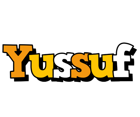 Yussuf cartoon logo