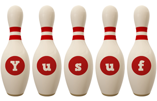 Yusuf bowling-pin logo