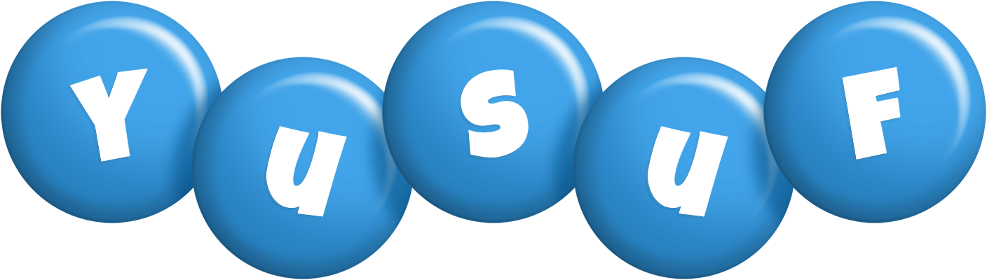 Yusuf candy-blue logo