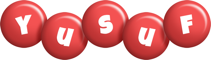 Yusuf candy-red logo