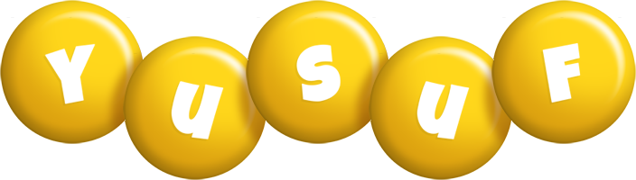 Yusuf candy-yellow logo