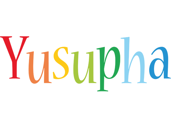 Yusupha birthday logo