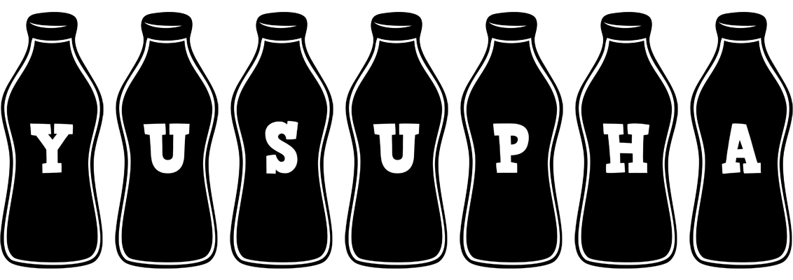Yusupha bottle logo