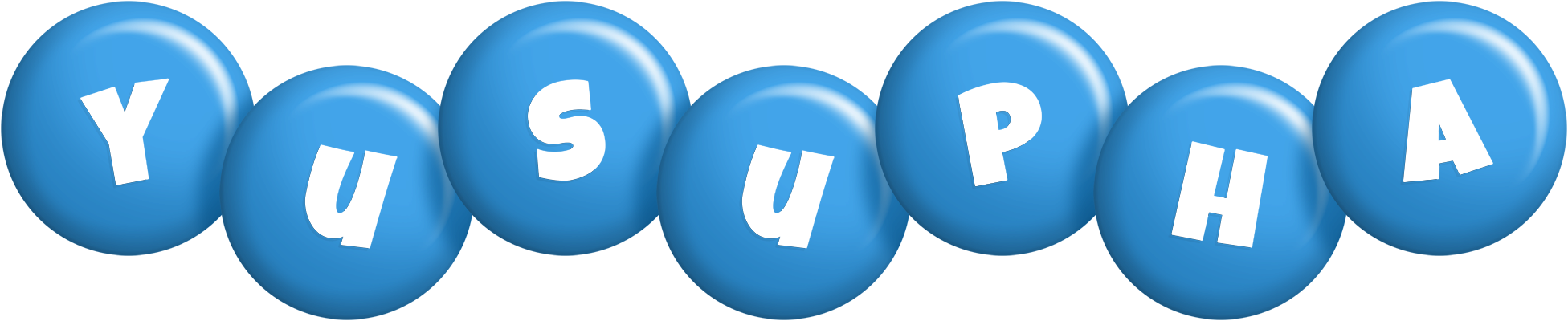 Yusupha candy-blue logo