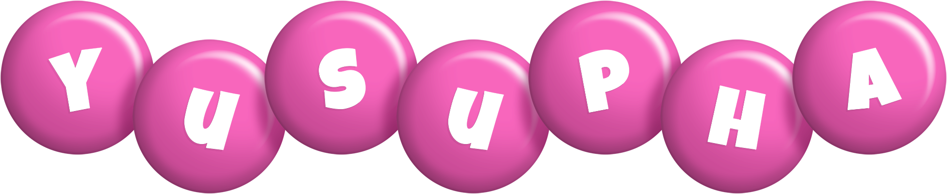 Yusupha candy-pink logo