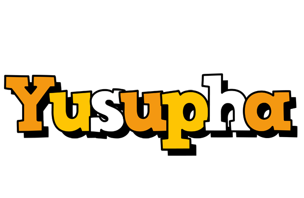 Yusupha cartoon logo