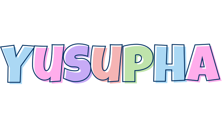 Yusupha pastel logo