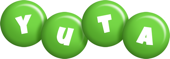 Yuta candy-green logo