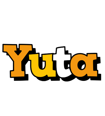 Yuta cartoon logo